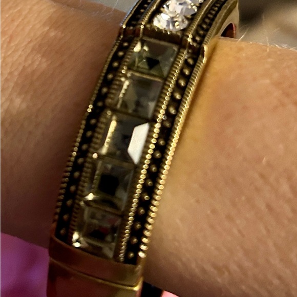 Heidi Daus Gold and Crystal Bracelet - Picture 3 of 10